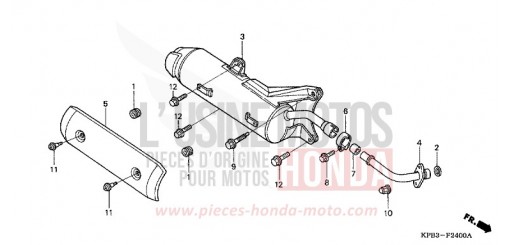 SILENCIEUX D'ECHAPPEMENT NSS2501 de 2001